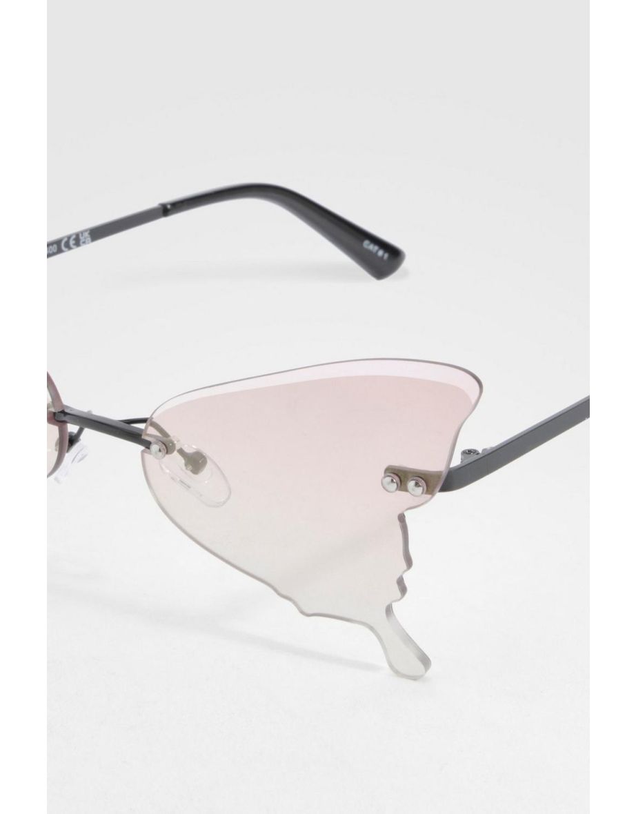 Butterfly Sunglasses - pink - 2