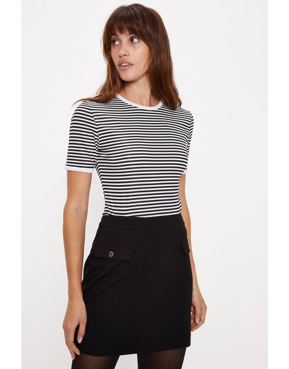 Oasis grey shop pencil skirt