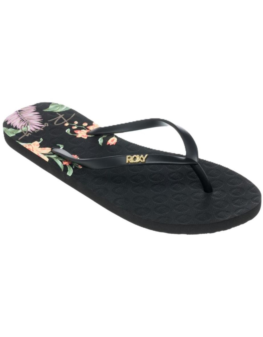Roxy Womens Viva Printed Beach Pool Summer Thongs Sandals Flip Flops - 4
