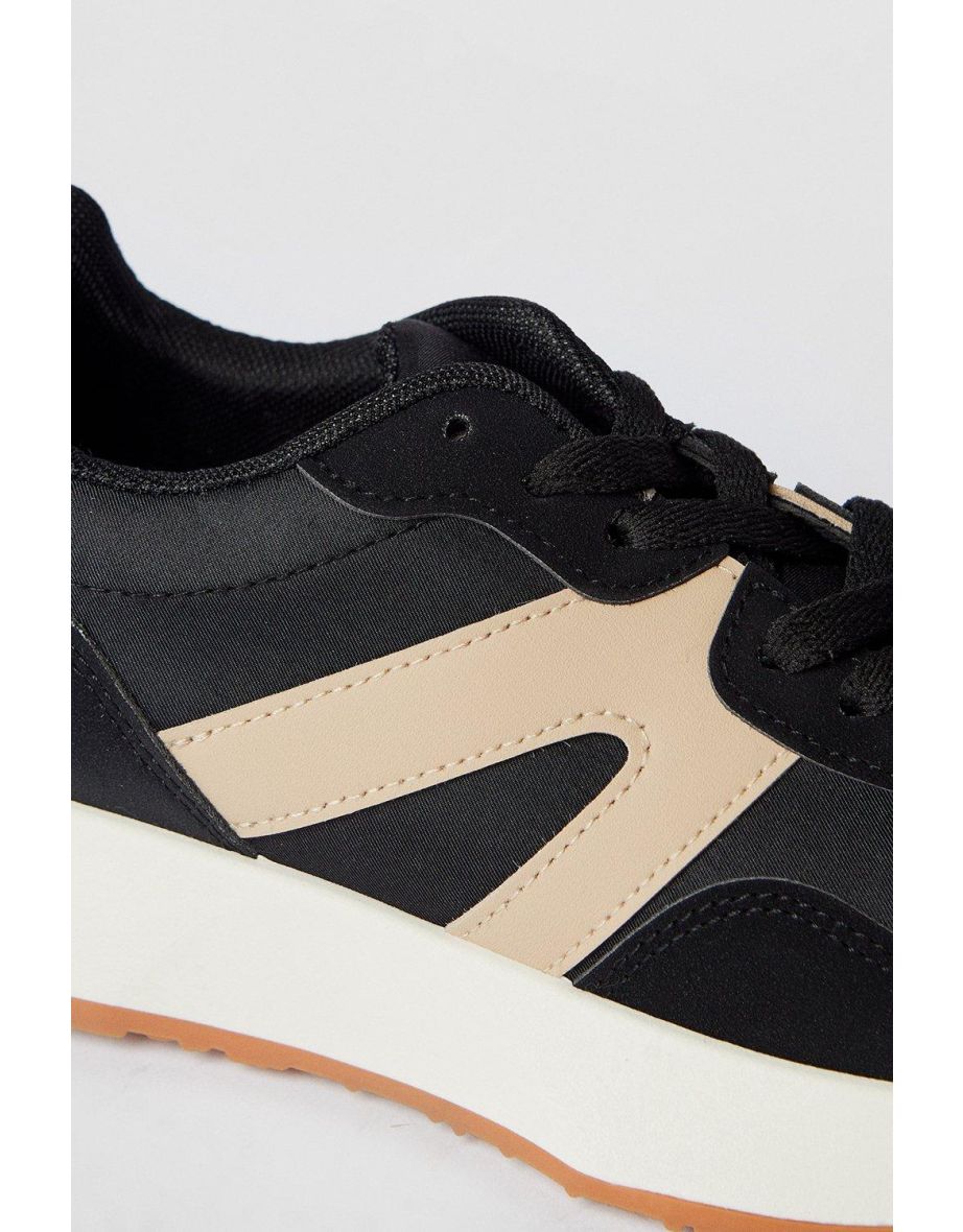 Boston Faux Suede Lace Up Trainer - 3