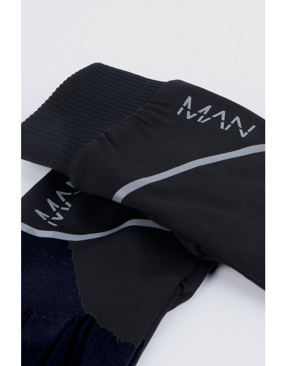 Man Active Performance Gloves - black - 3