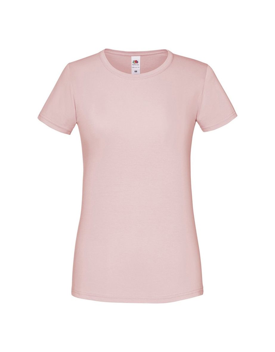 Fruit of the Loom Womens/Ladies Iconic T-Shirt - Powder Rose