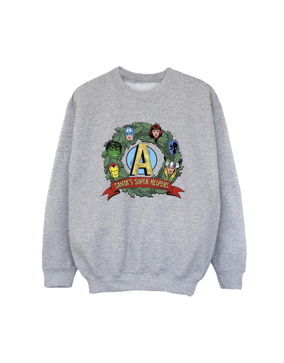 Boys marvel sweatshirt best sale