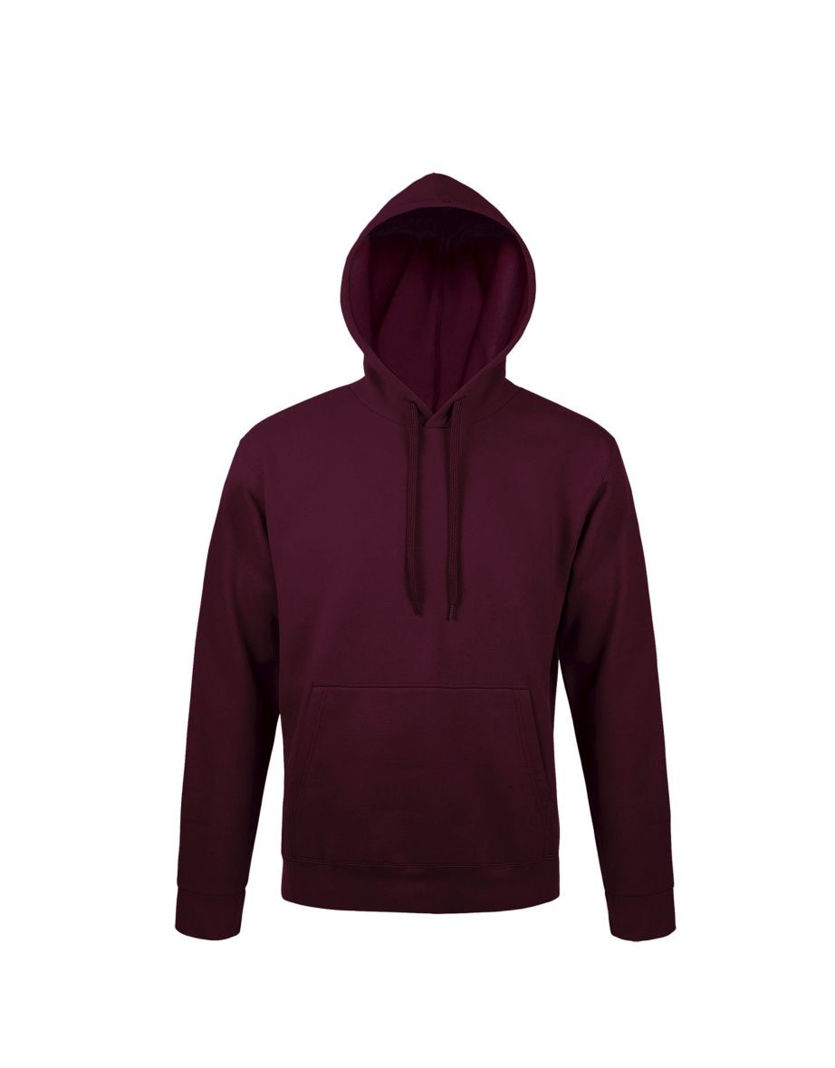 SOLS Snake Unisex Hooded Sweatshirt / Hoodie - Burgundy