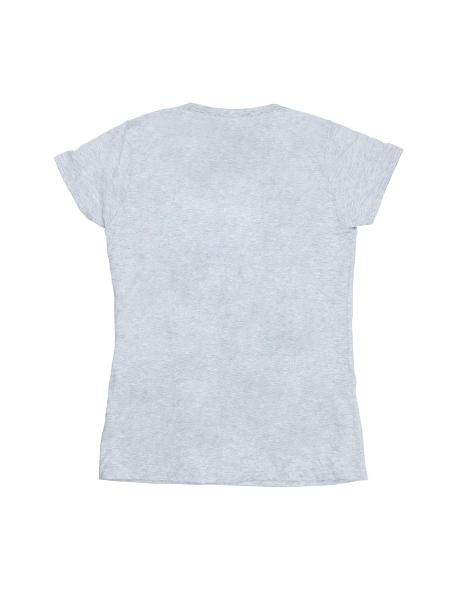 Disney Womens/Ladies Mickey Mouse And Friends Cotton T-Shirt - Sports Grey - 2