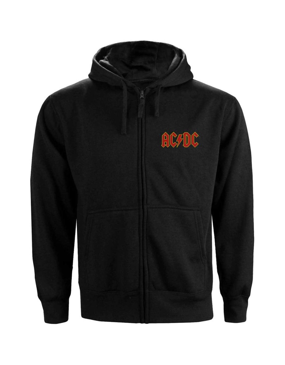 Ac dc zip hot sale up hoodie