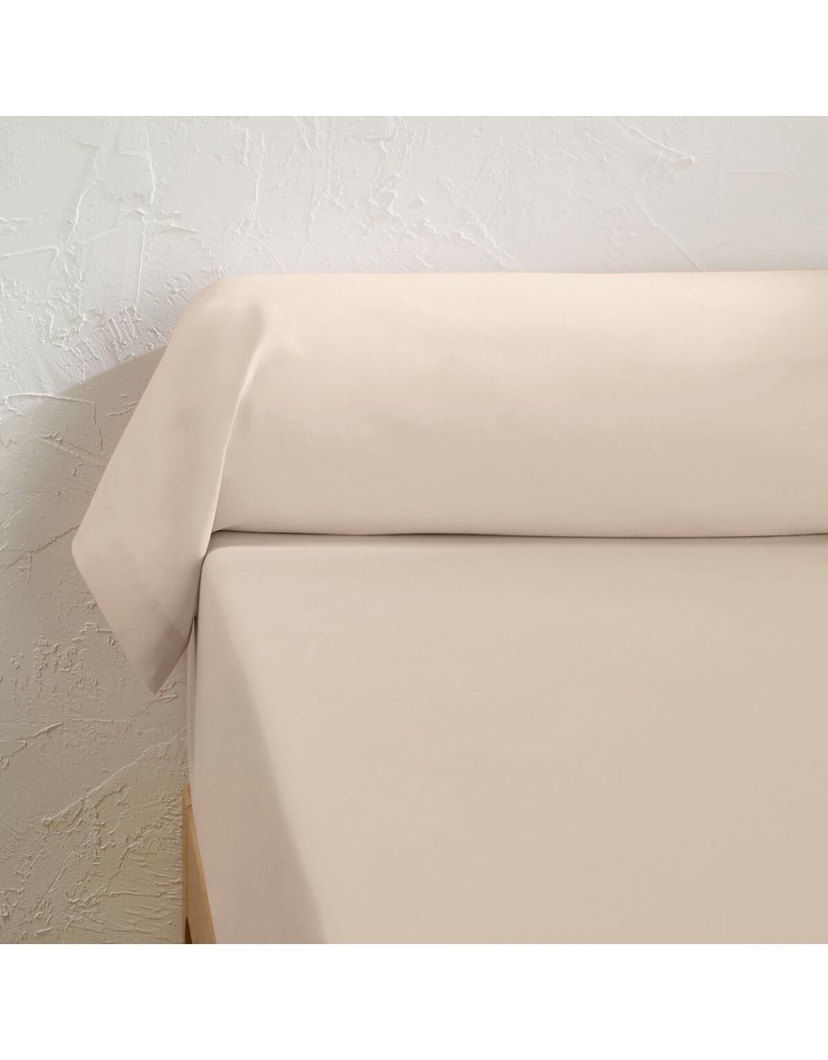 Scenario Plain Polycotton Bolster Pillowcase - 1