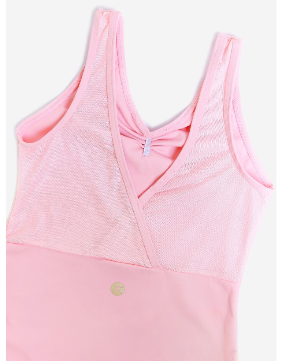 Girls Allegro Leotard in Pink - 5
