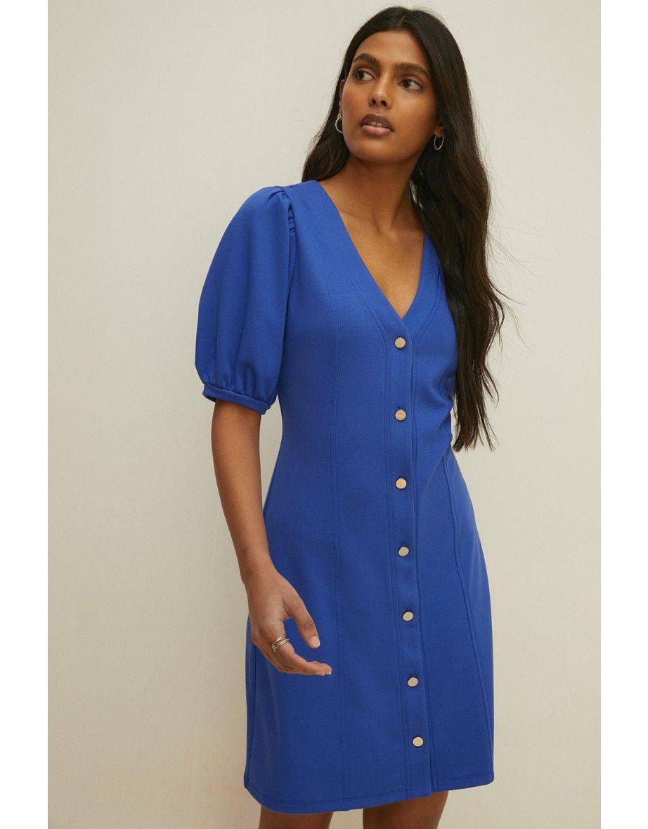 Blue shop ponte dress