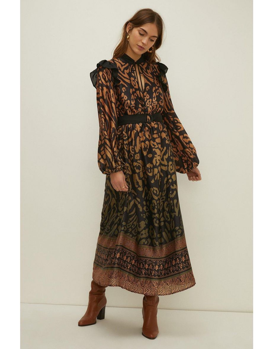 Oasis snake print dress new arrivals