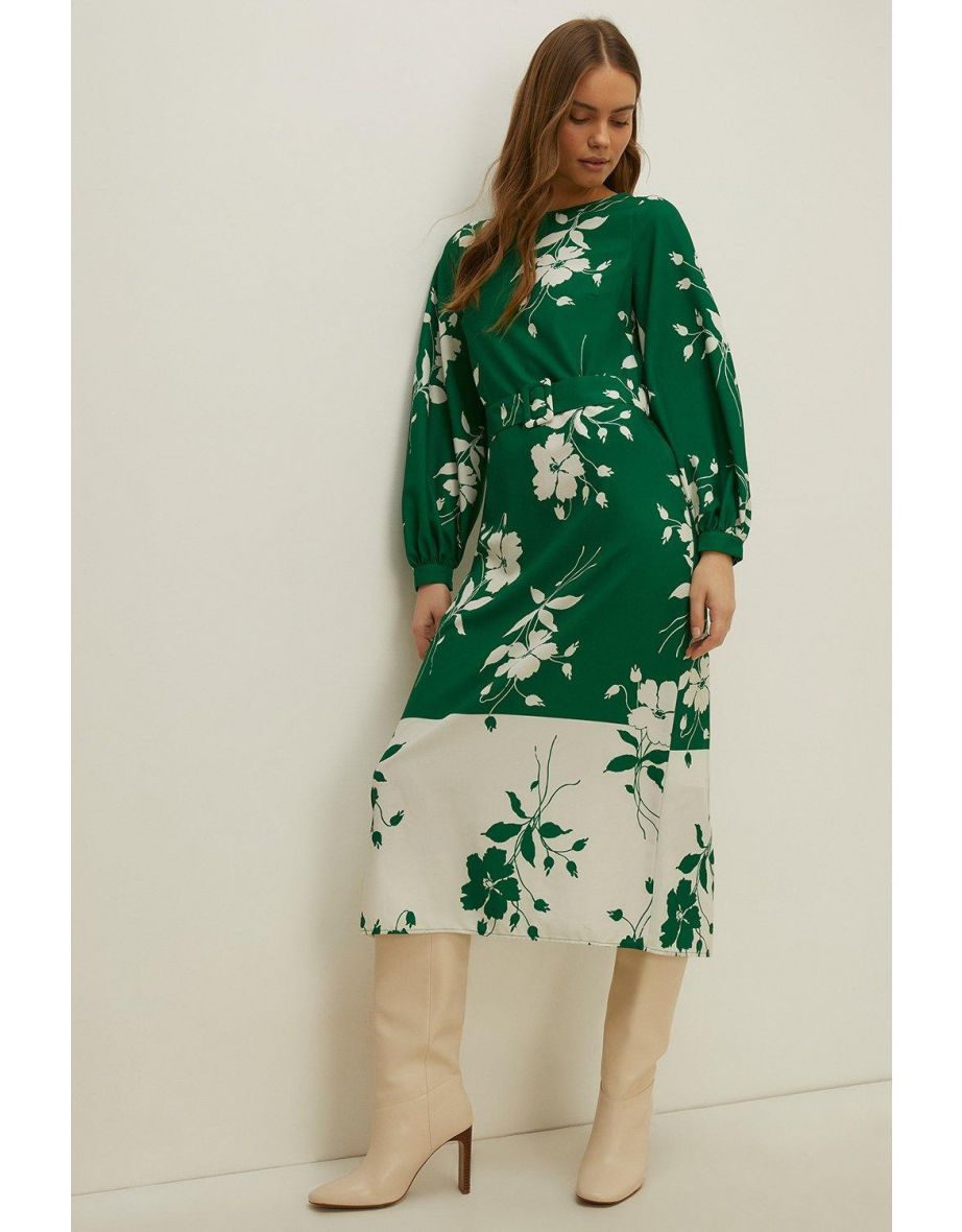 Shadow floral dress oasis on sale