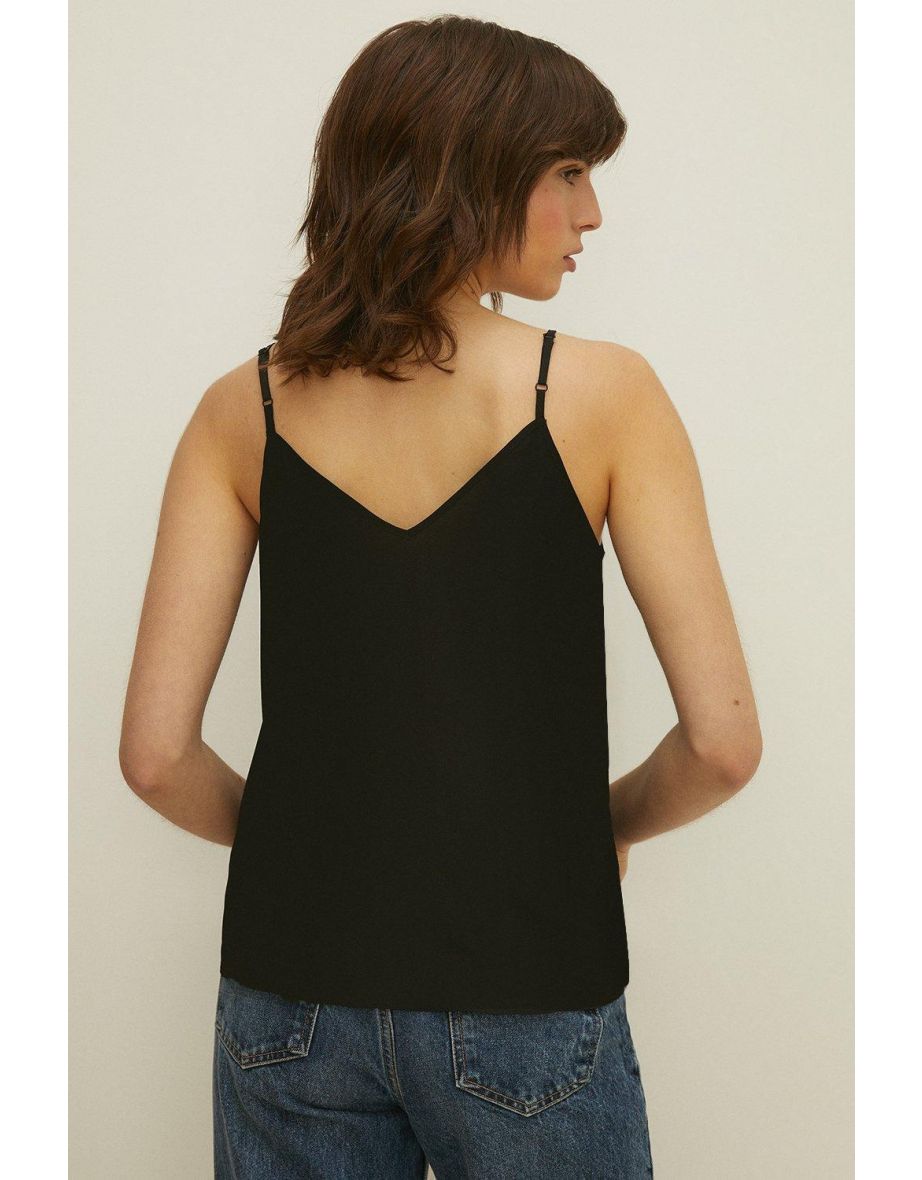 Essential Scoop Strappy Woven Cami - 2