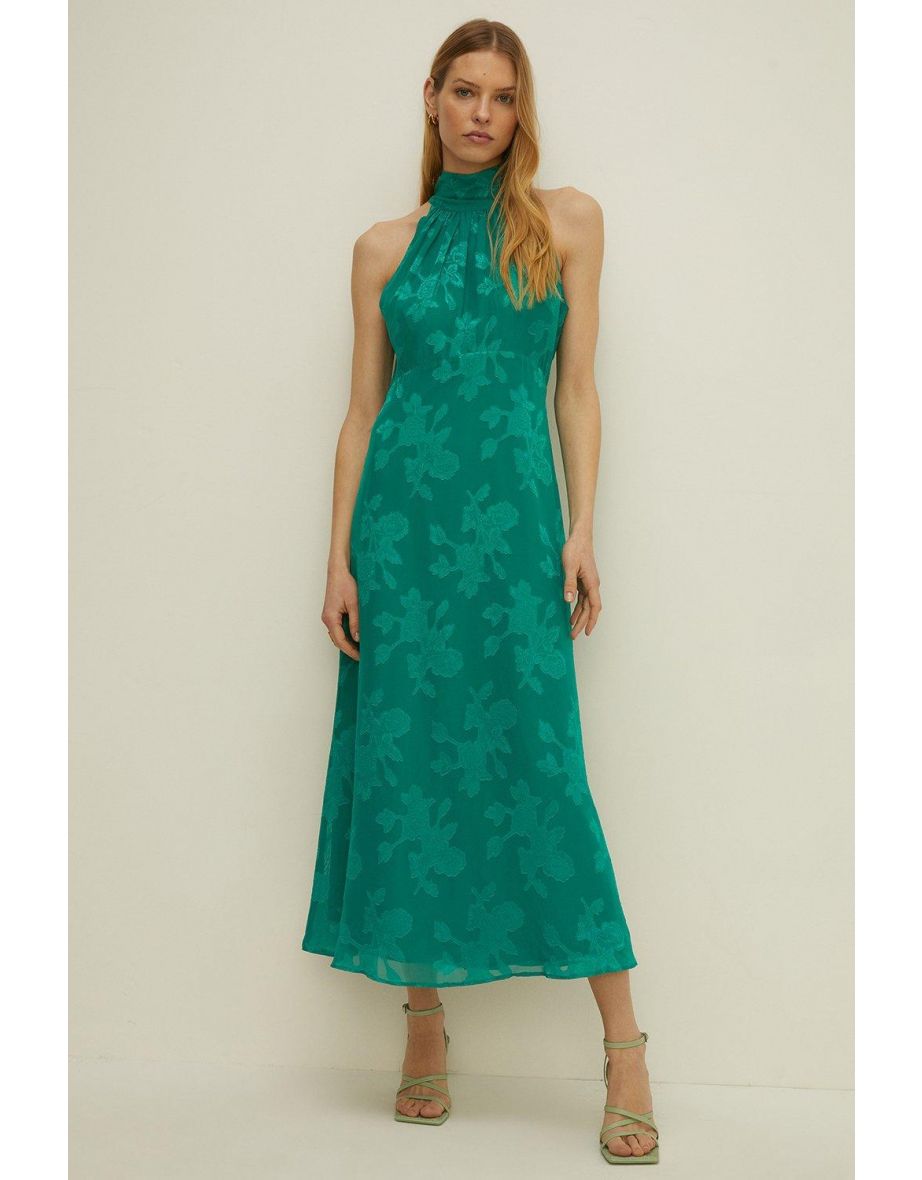 Oasis halter column midi dress new arrivals