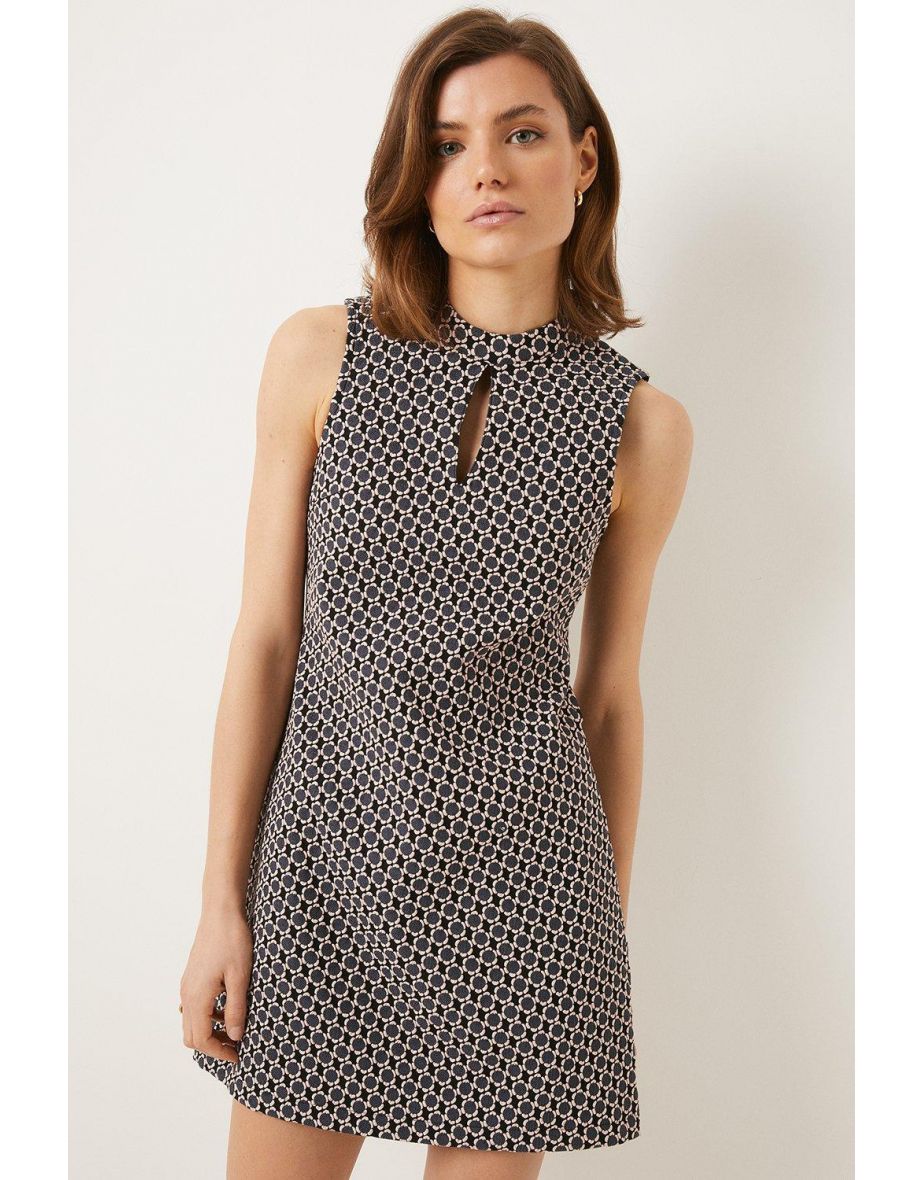 Oasis jacquard shift dress hotsell