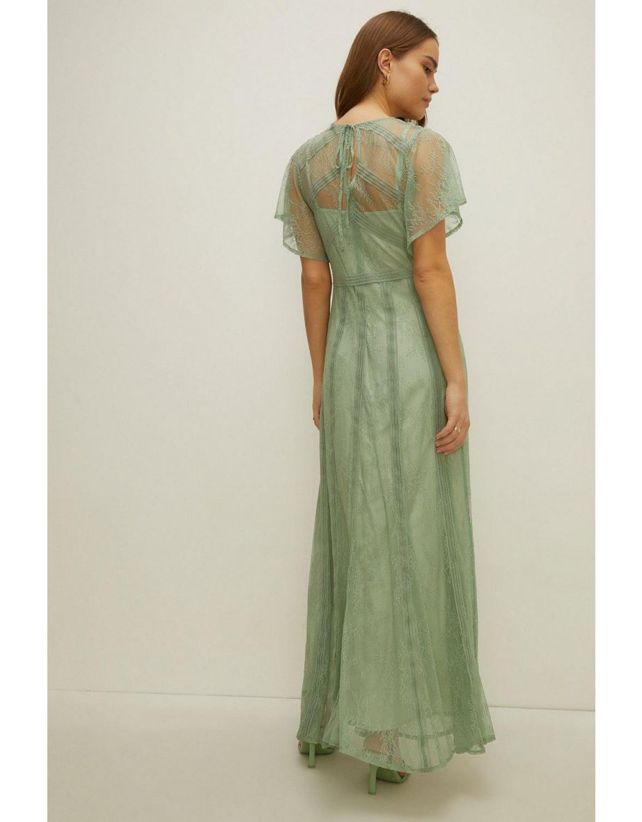 Premium Delicate Lace Maxi Dress - 2