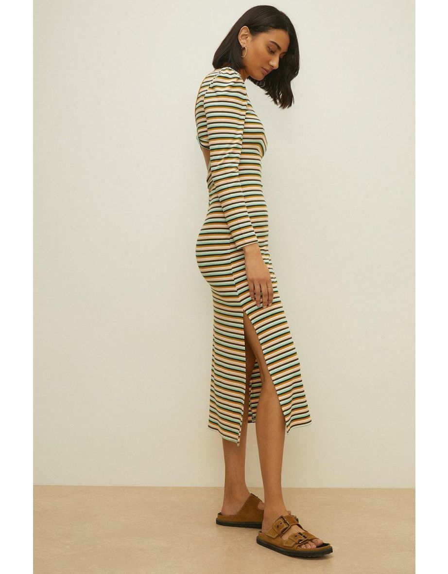 Oasis twist neck midi dress best sale