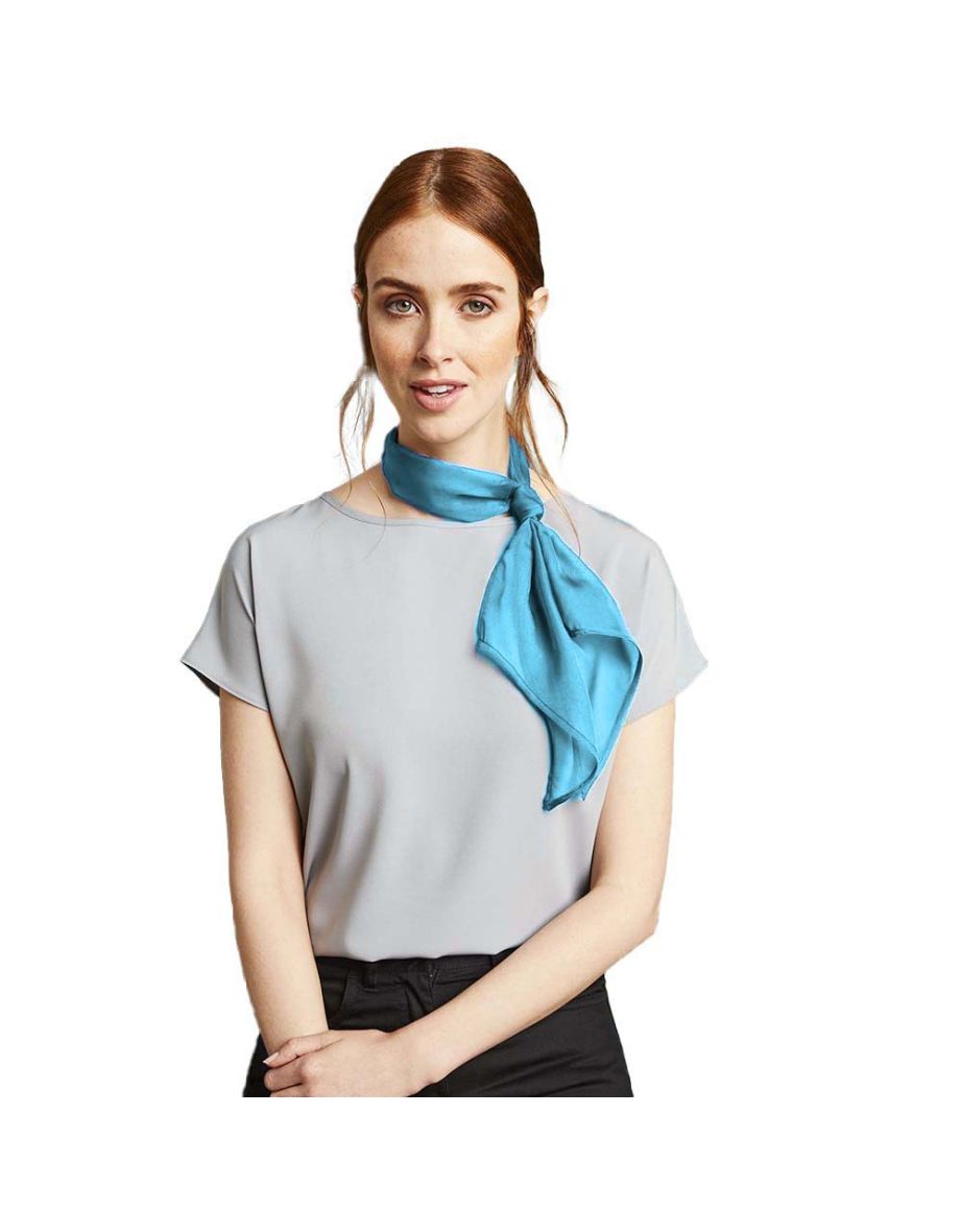 Premier Ladies/Womens Work Chiffon Formal Scarf - Turquoise - 1