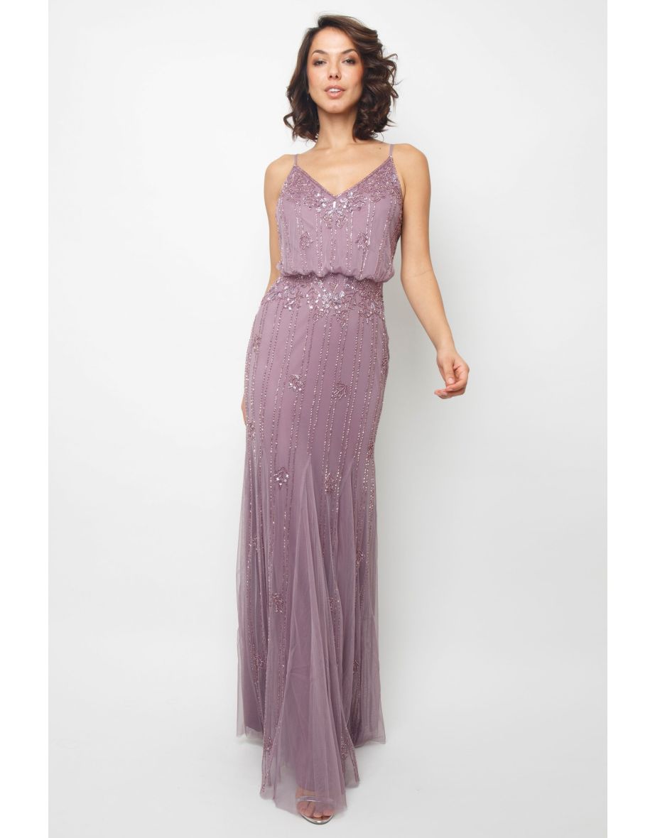 Lace & beads keeva maxi dress best sale