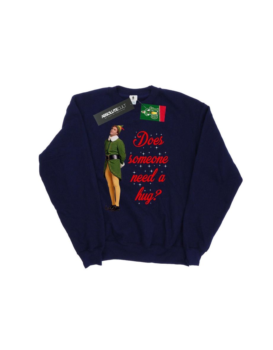 Elf Boys Hug Buddy Sweatshirt - Navy Blue