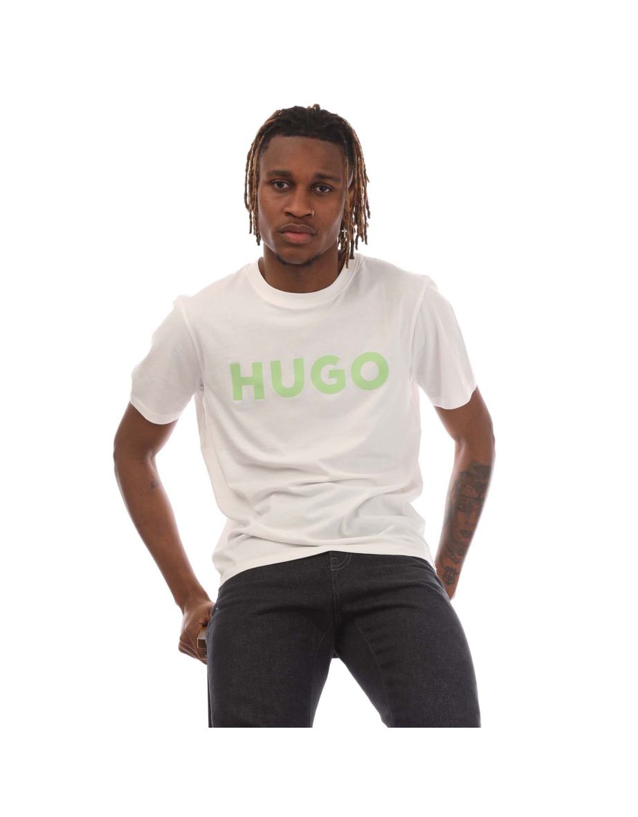 Men's Hugo Dulivio T-Shirt in White - 3