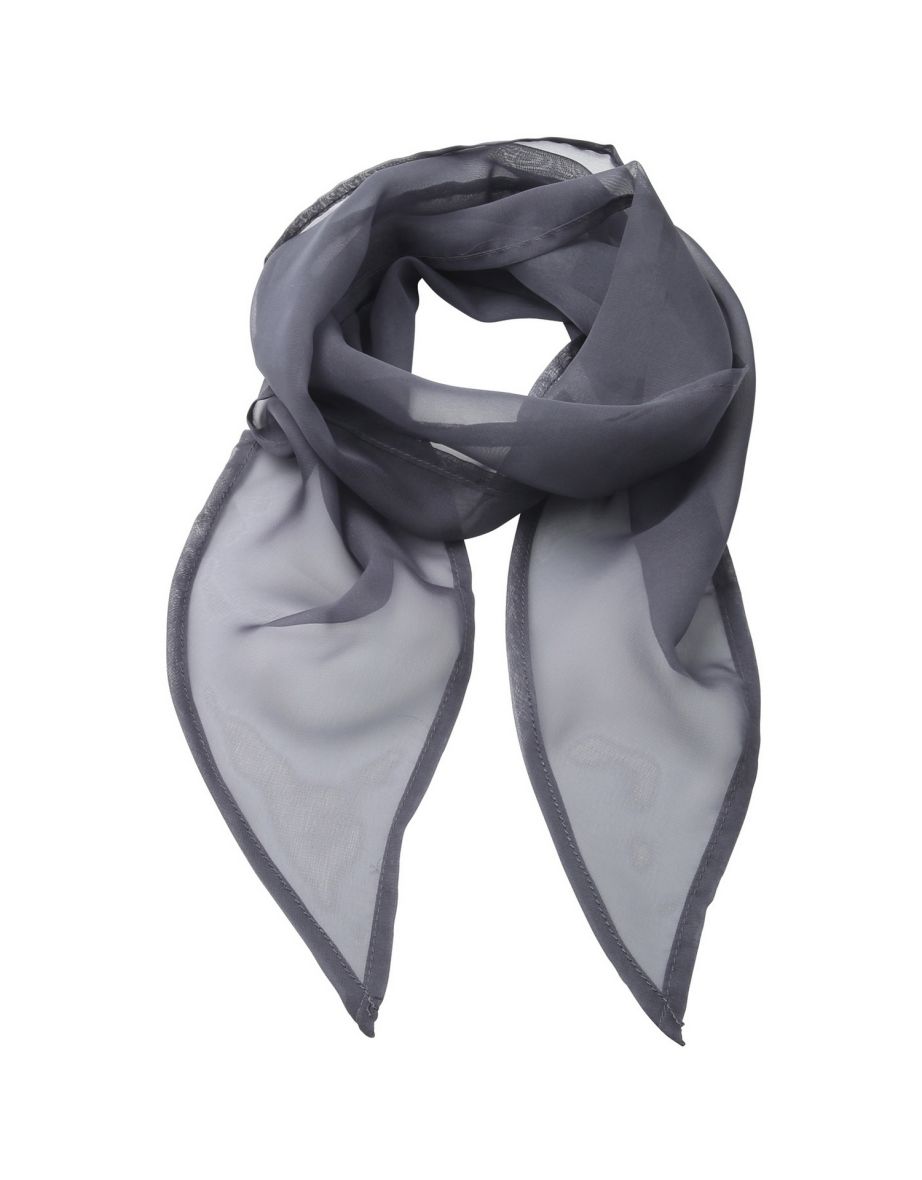Premier Ladies/Womens Work Chiffon Formal Scarf - Steel