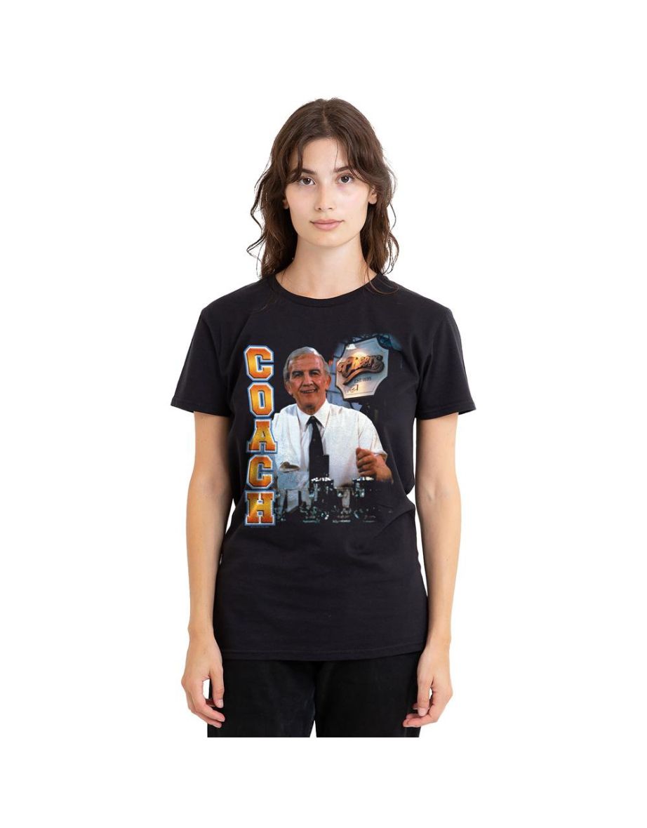 Cheers Unisex Adult Coach T-Shirt - Black