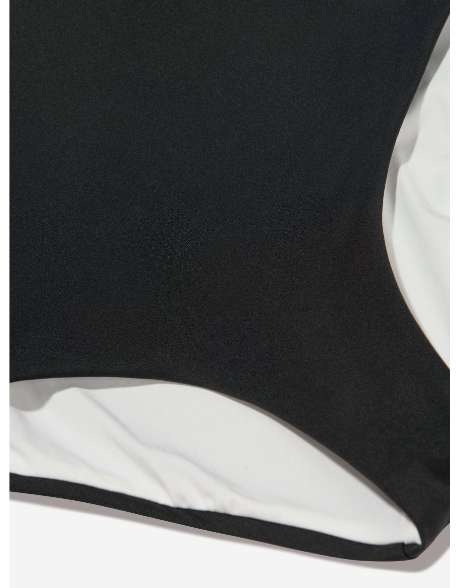 Girls Colourblock Swimsuit in White - 3