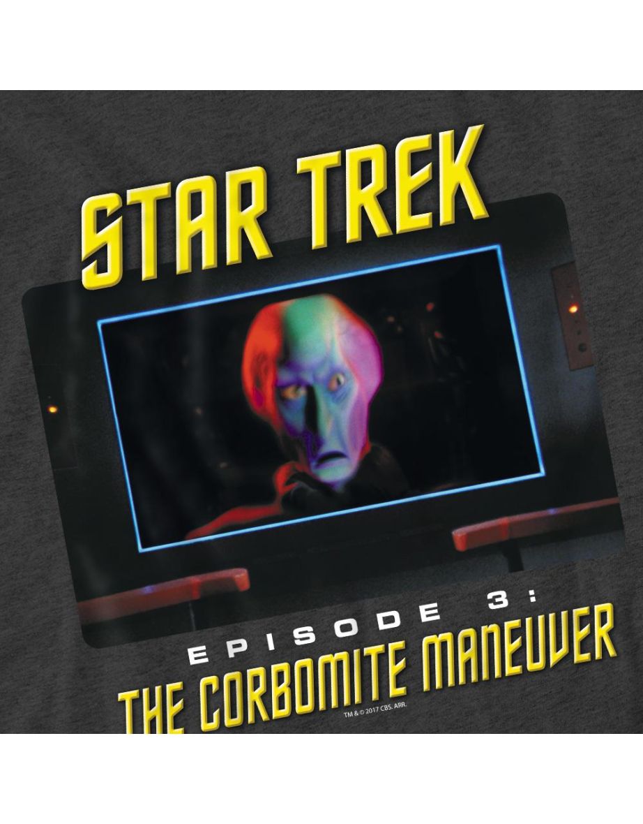 Star Trek Unisex Adult The Corbomite Maneuver T-Shirt - Charcoal - 3