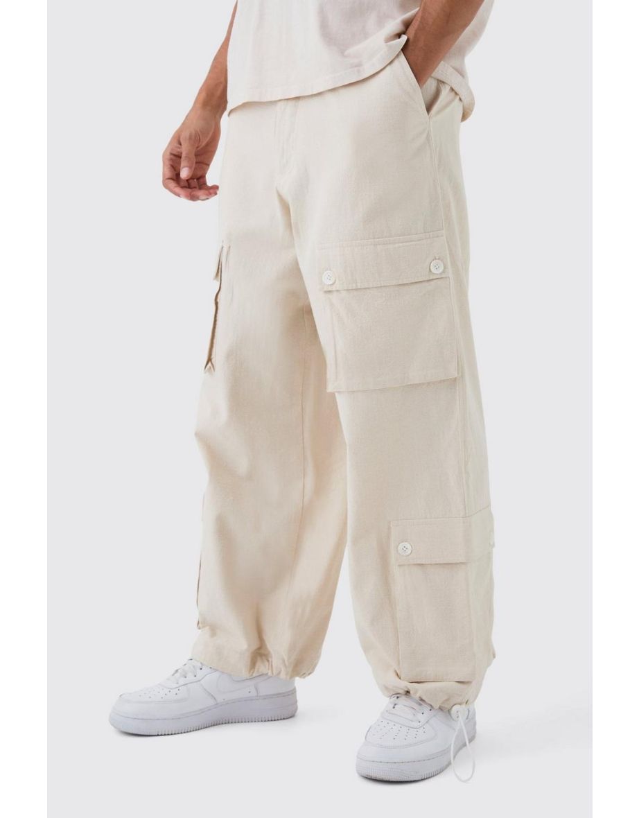 Parachute Ripstop Cargo Trousers - sand