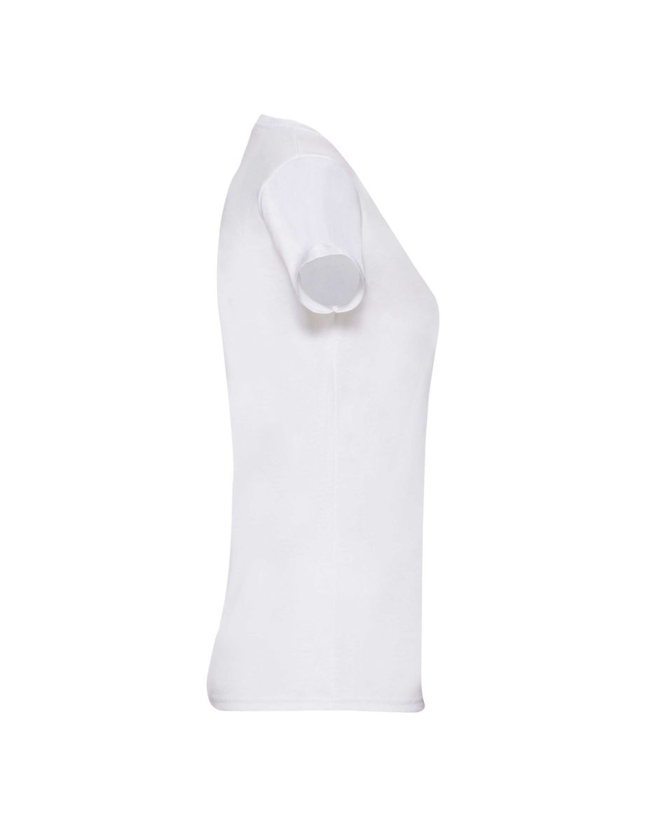 Fruit Of The Loom Ladies/Womens Lady-Fit Valueweight Short Sleeve T-Shirt (Pack Of 5) - White - 2
