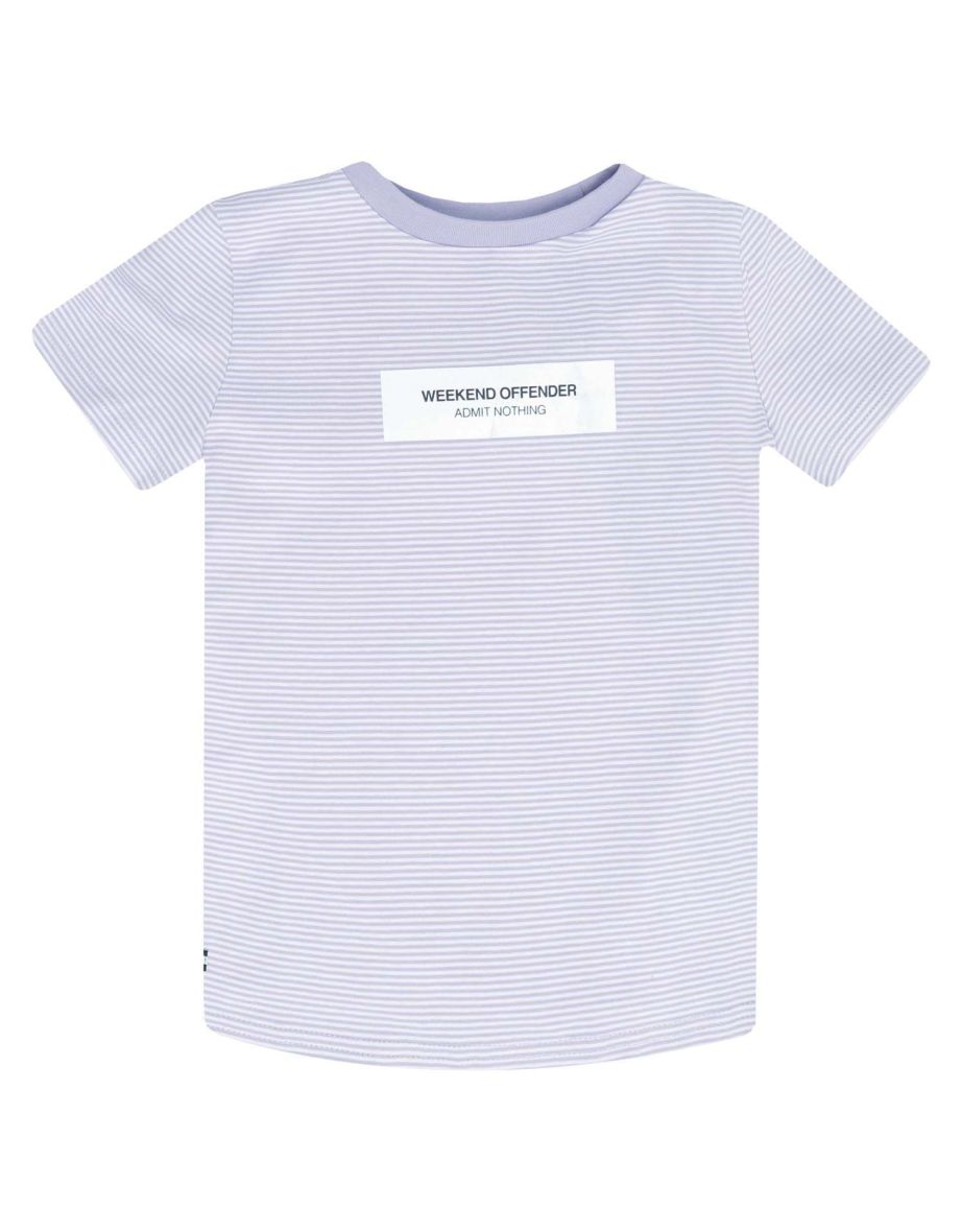 Boy's Weekend Offender Junior Navarro Ave T-Shirt in Purple