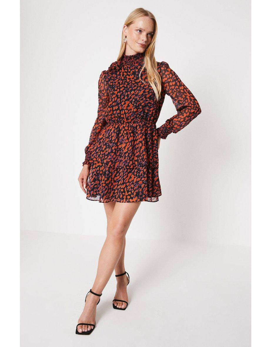Tommy hilfiger corsage print chiffon midi dress new arrivals