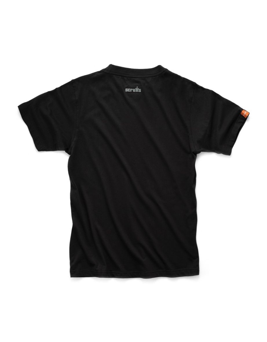Scruffs Mens Work T-Shirt - Black - 1