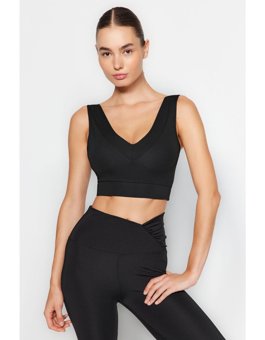 Black Support Shaper Sports Bra