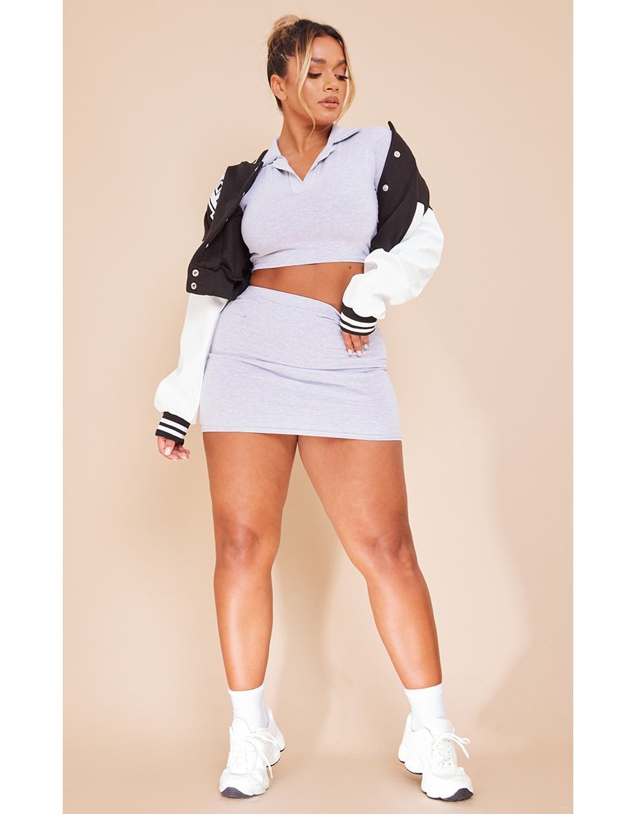 Grey hotsell skirt plt
