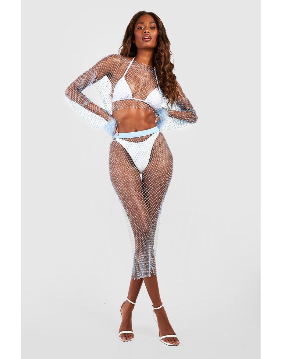 Mesh diamante skirt 2025