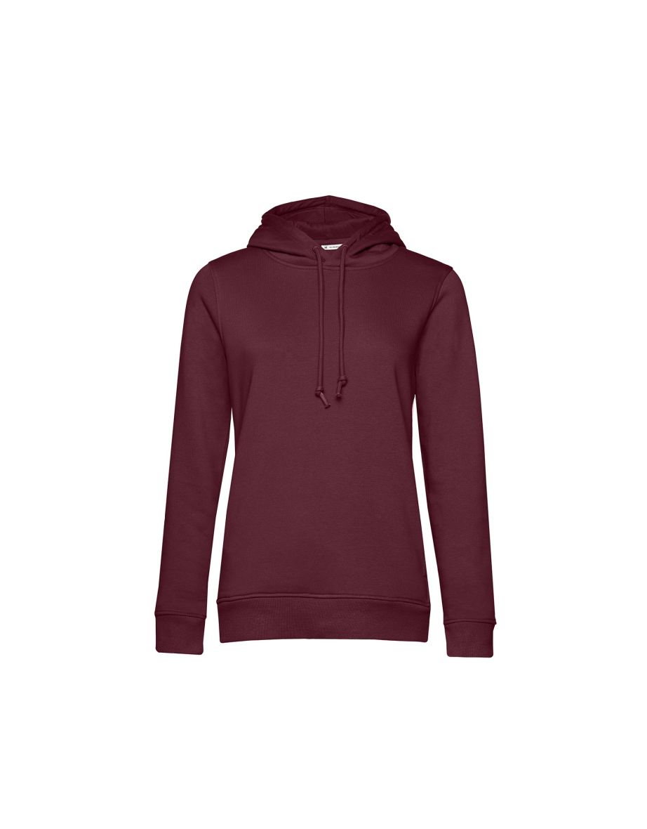Burgundy hoodie ladies sale