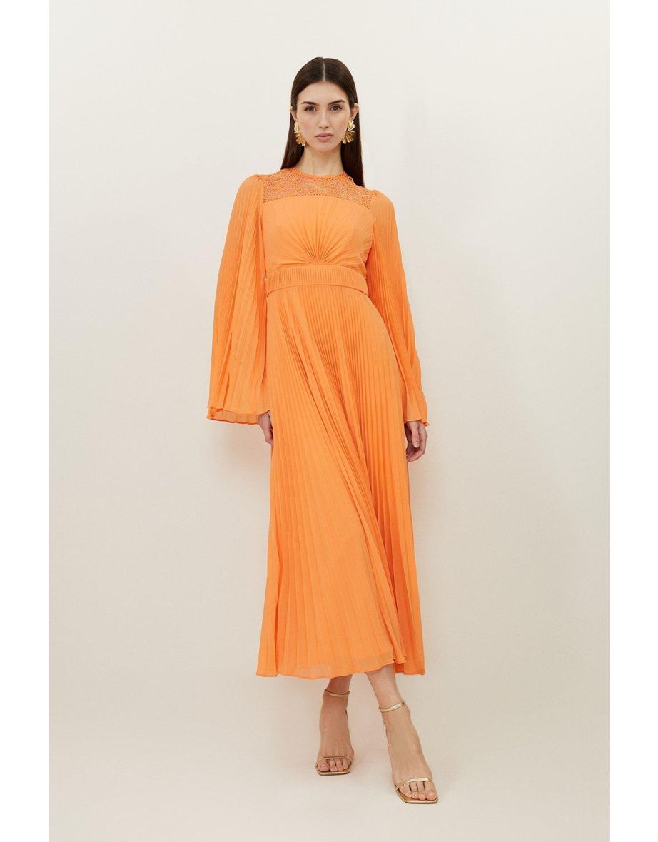 Kimono pleated dress store