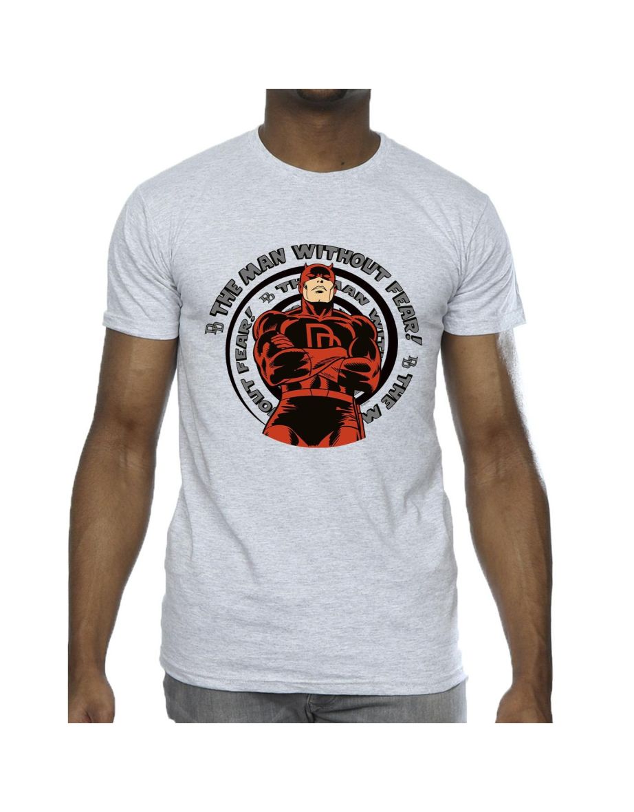 Marvel Mens Comics Daredevil Spiral T-Shirt - Sports Grey - 2