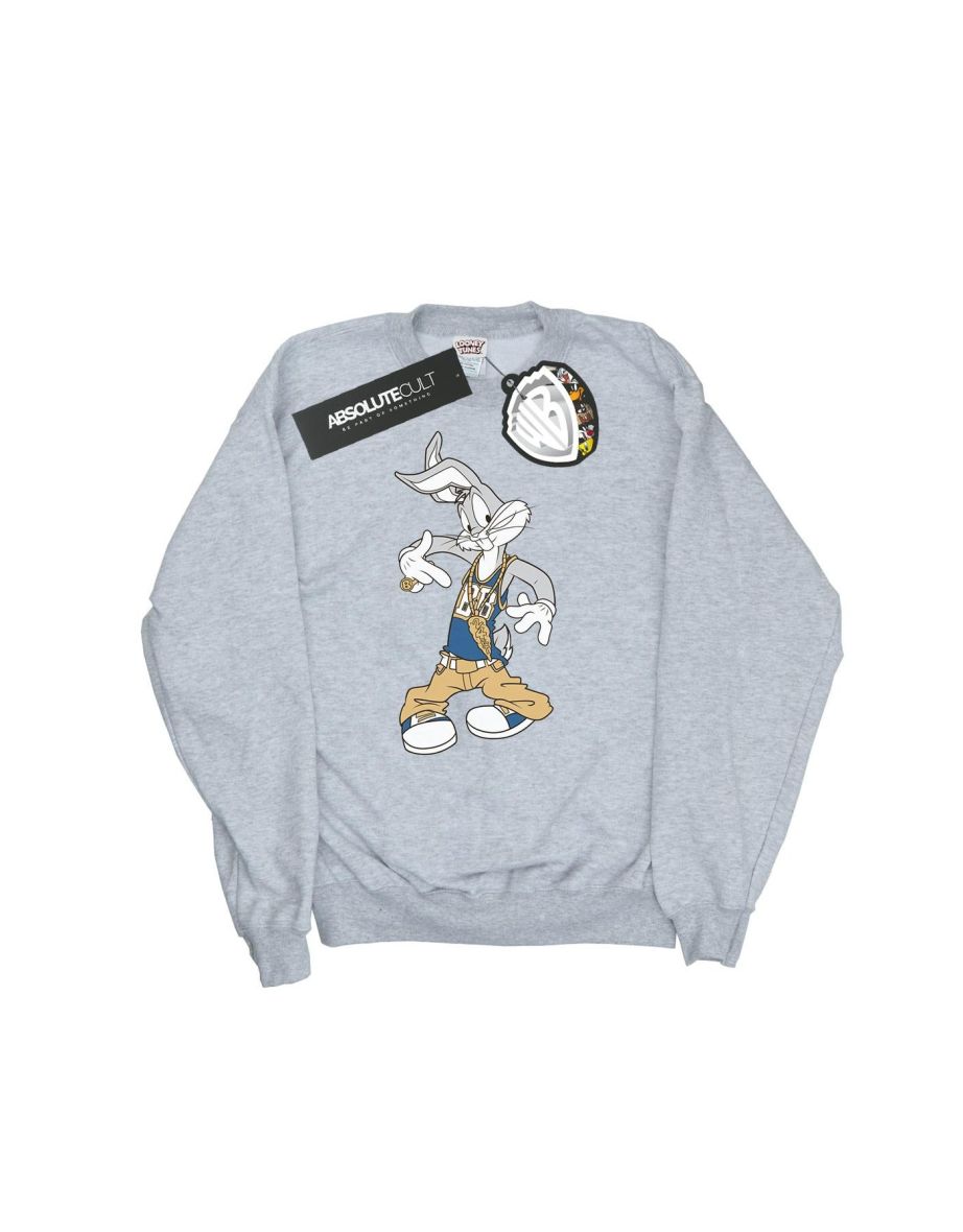 Shop Looney Tunes Boys Bugs Bunny Rapper Sweatshirt Sports Grey Online in Bahrain VogaCloset