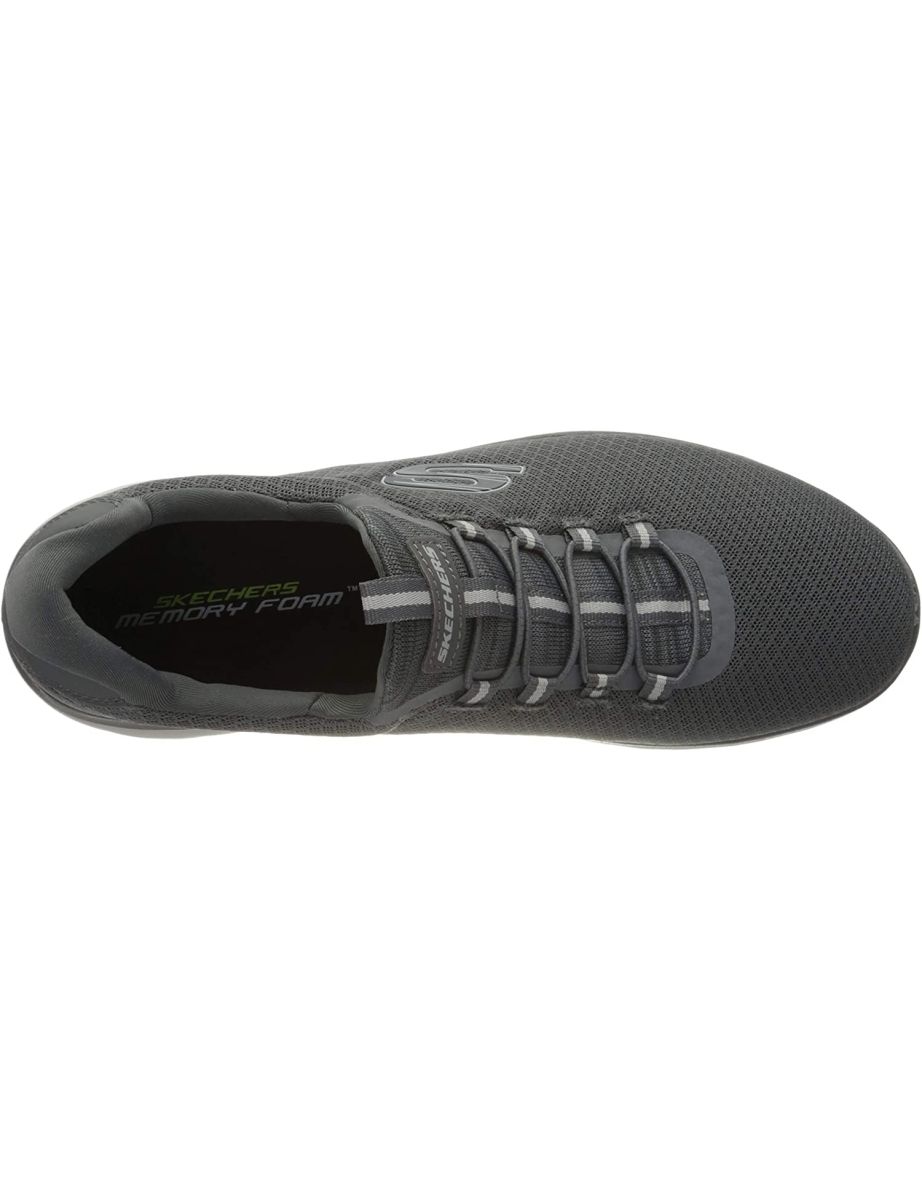 Skechers Mens Summits Trainers - Charcoal Grey - 3