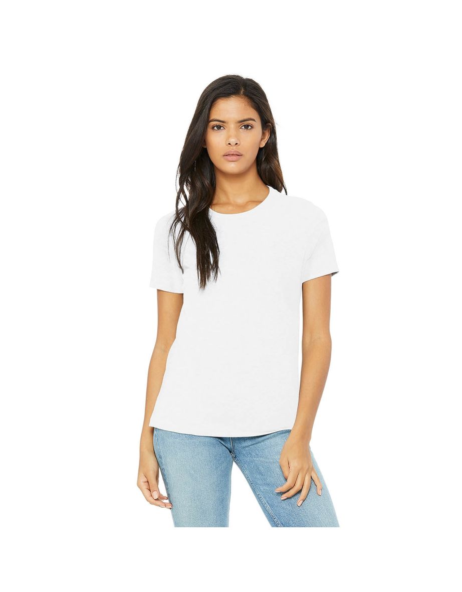 Bella + Canvas Womens/Ladies Jersey Short-Sleeved T-Shirt - White