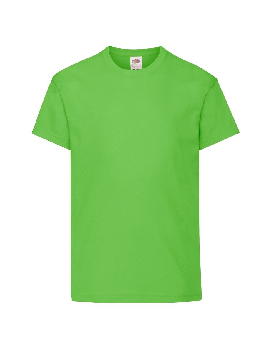 Fruit of the Loom Childrens/Kids Original T-Shirt - Lime