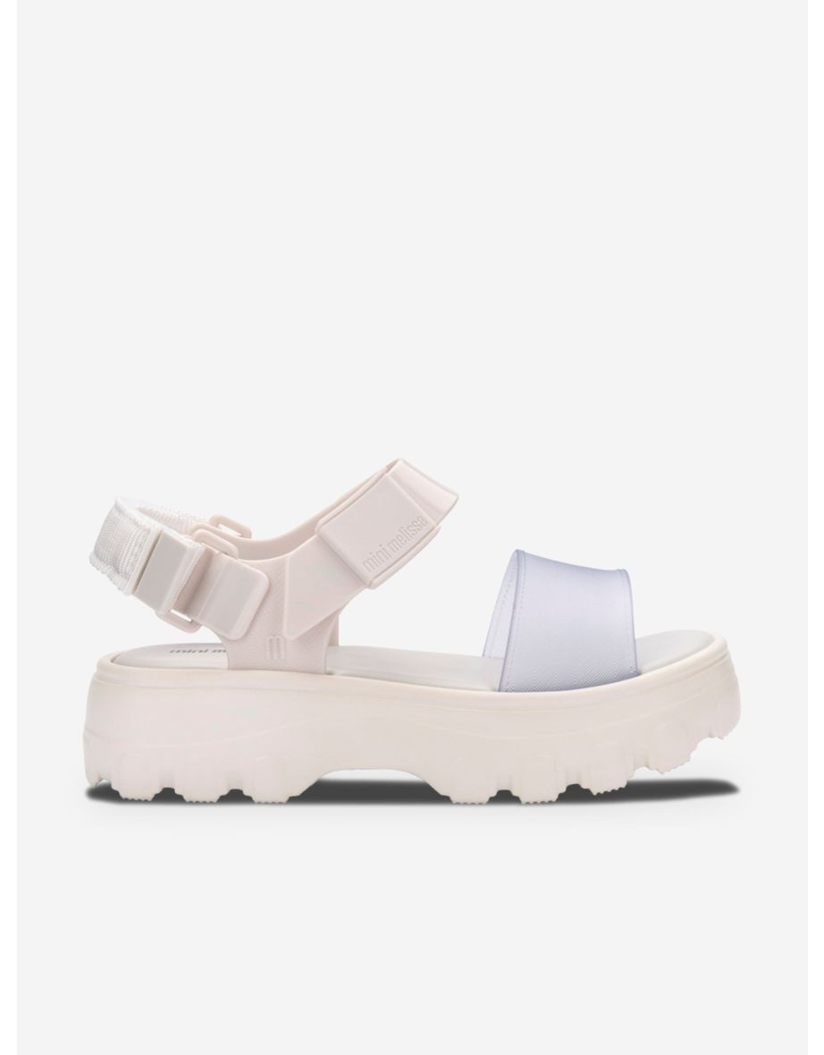 Girls Kick Off Sandals in White