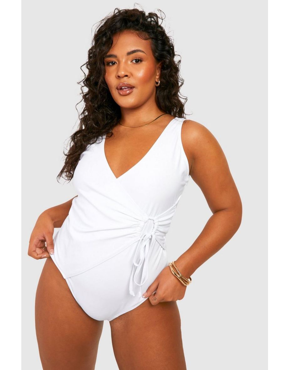 White belted swimsuit outlet