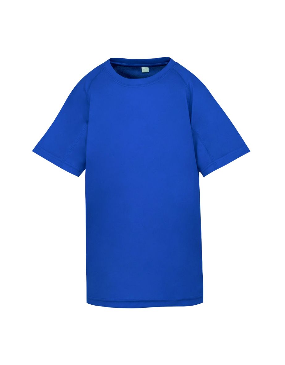 Spiro Childrens Boys Performance Aircool T-Shirt - Royal Blue