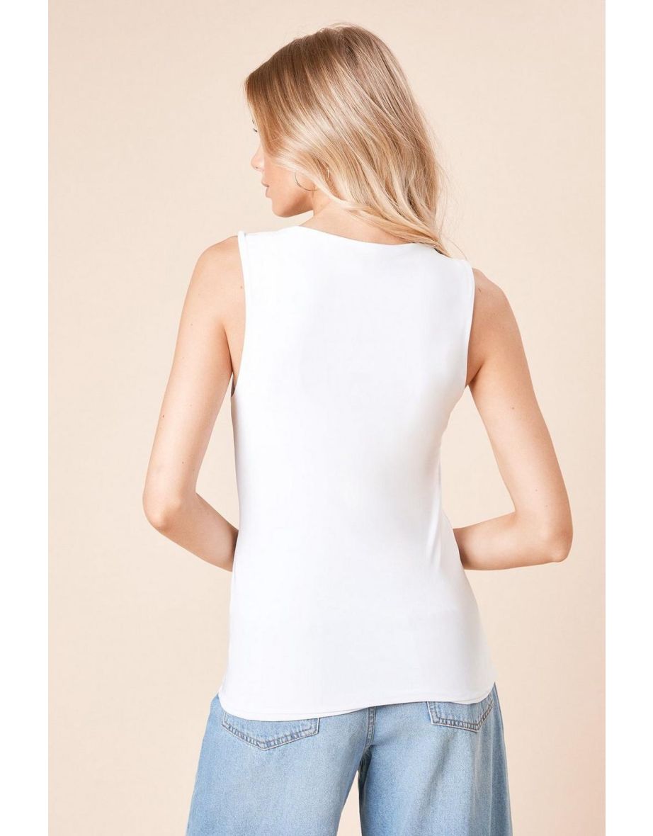 Double Layer Square Neck Vest - 3