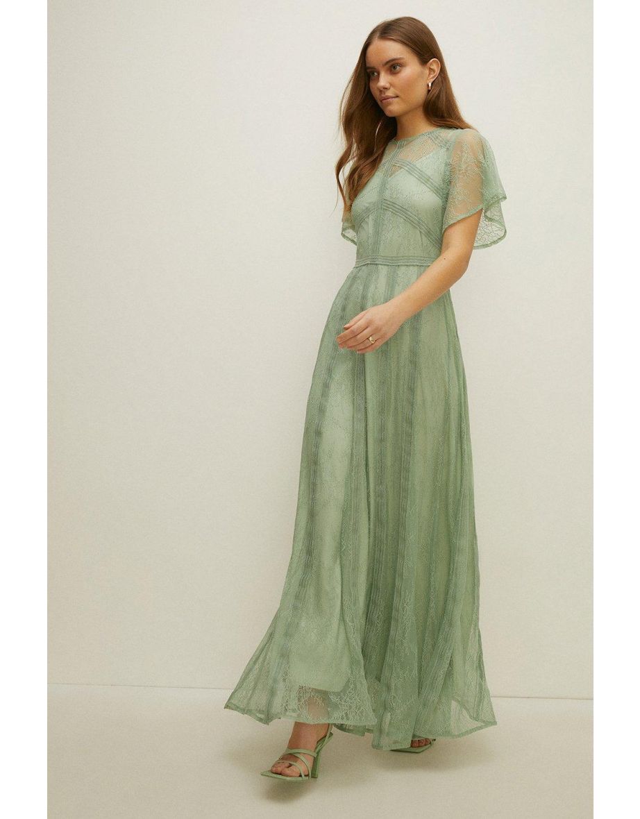 Petite lace maxi dress hotsell