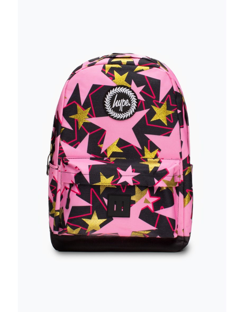 Hype pink shop brushed backpack