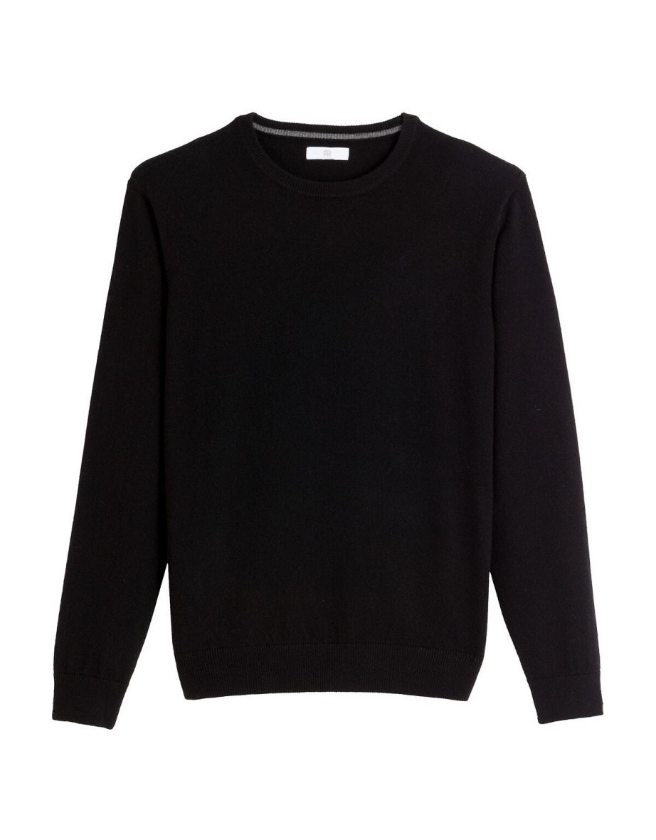 Recycled Cashmere Jumper/Sweater with Crew Neck - 4